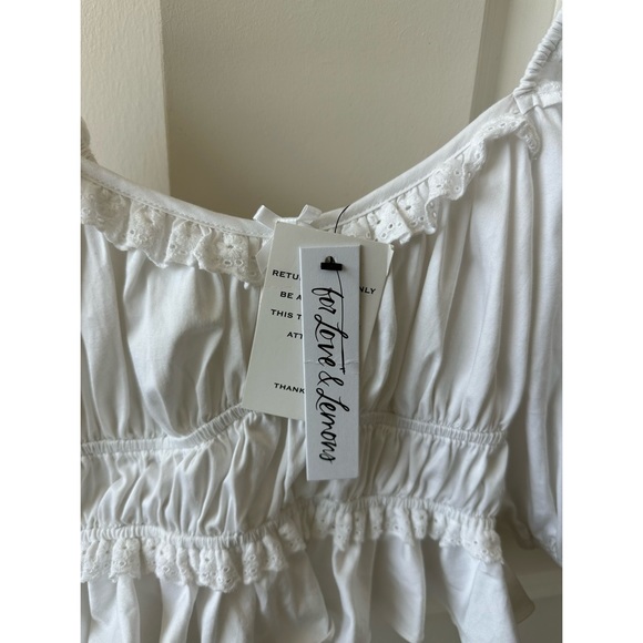 FOR LOVE & LEMONS JACKSON CROP TOP - Picture 4 of 4